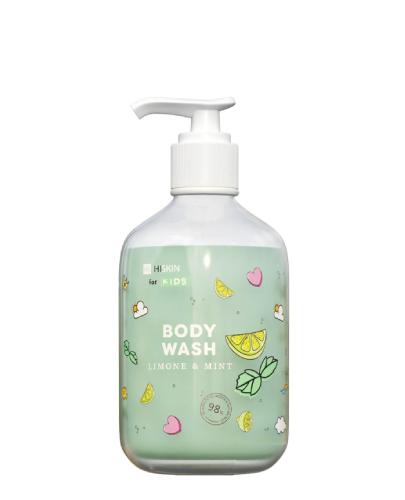 Hiskin Kids Zielony płyn do mycia ciała dla dzieci Limonene&MInt, 400 ml zdjęcie