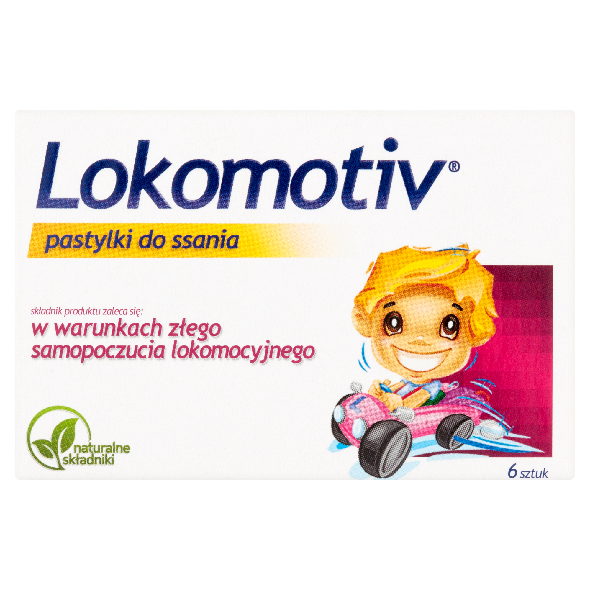 LOKOMOTIV Pastylki do ssania - 6 szt. zdjęcie