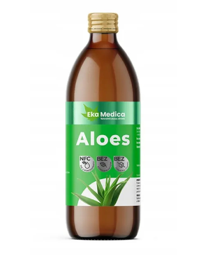 EkaMedica Aloes z miąższem sok pasteryzowany, 1000 ml zdjęcie