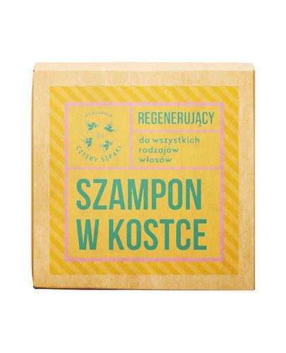 Mydlarnia Cztery Szpaki Regenerujący szampon w kostce Eukaliptus Cytrynowy, 75 g zdjęcie