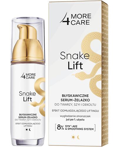 More4Care Snake Lift Błyskawiczne Serum-Żelazko do twarzy, szyi i dekoltu, 35 ml zdjęcie