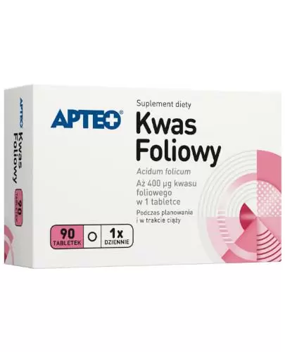 Apteo Kwas foliowy 90 tabletek zdjęcie