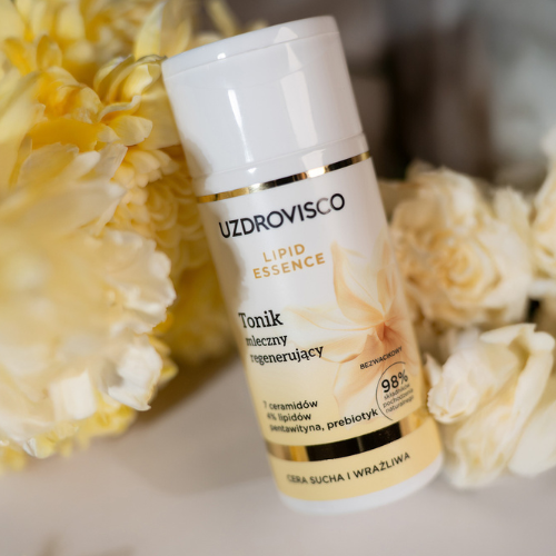Uzdrovisco Lipid Essence, Tonik mleczny regenerujący i łagodzący, 150 ml