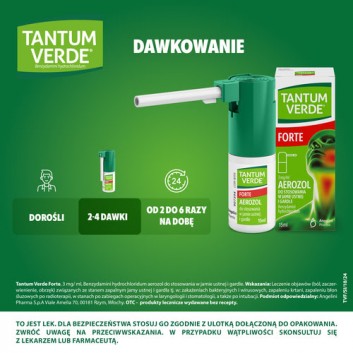 Tantum Verde Forte 3 mg/ml aerozol 15 ml