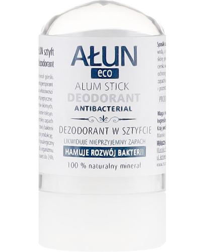 Ałun Eco Dezodorant w sztyfcie 100% naturalny minerał - 55 g - cena, opinie, właściwości zdjęcie