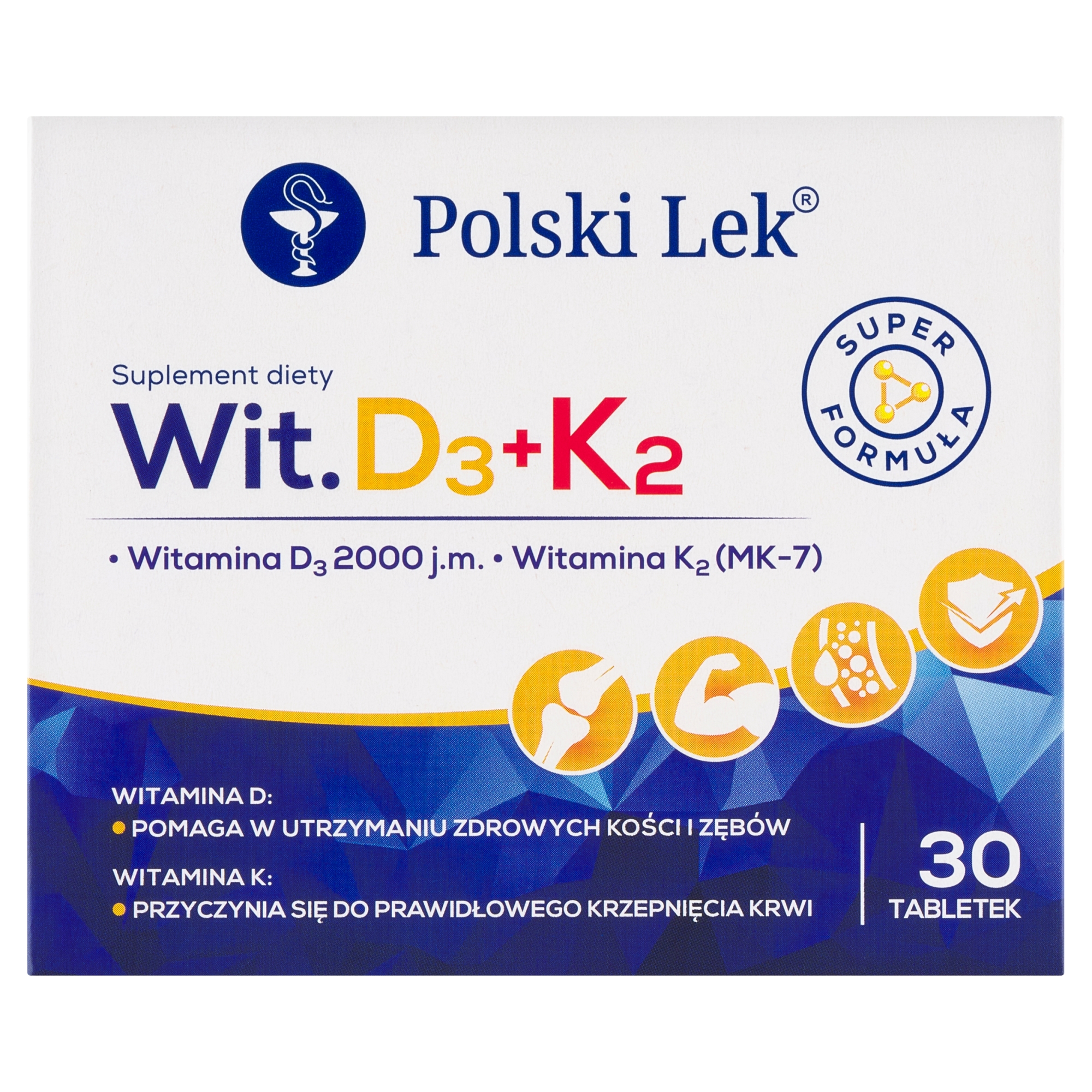 Wit. D3+K2, kapsułki, 30 sztuk zdjęcie