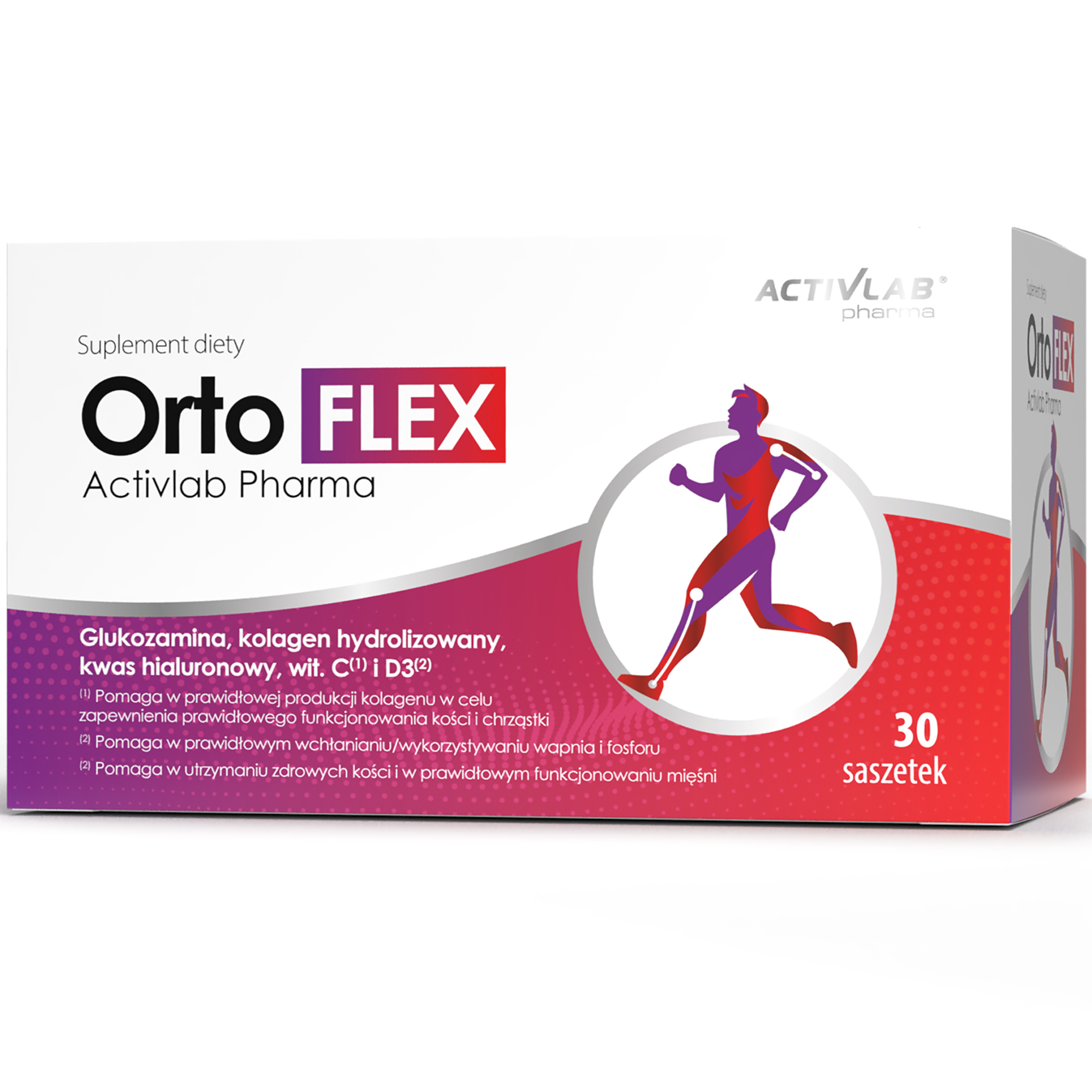 ActivLab Pharma, OrtoFlex, smak pomarańczowy, saszetki, 30 sztuk zdjęcie