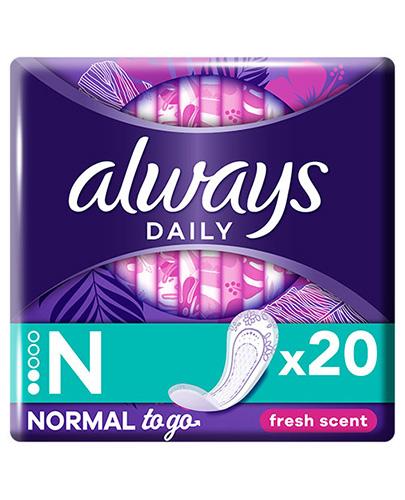 Always Dailies Normal To Go Wkładki higieniczne, 20 sztuk zdjęcie