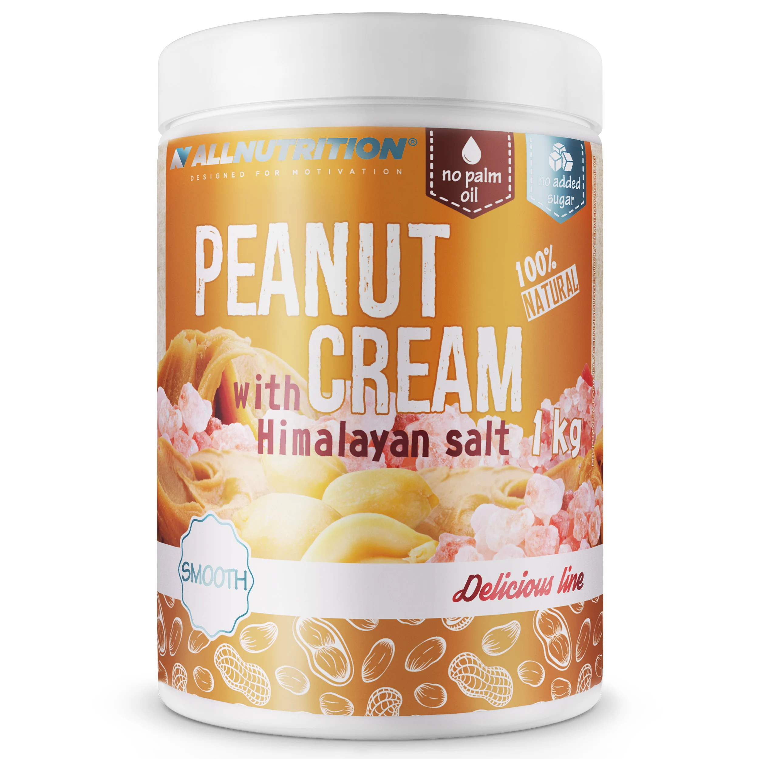 Allnutrition Peanut Cream Himalayan Salt, 1000 g zdjęcie