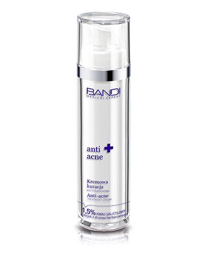 BANDI MEDICAL EXPERT Anti-Acne Kremowa kuracja antytrądzikowa 1,5% kwas salicylowy + olejek z drzewa herbacianego, 50 ml zdjęcie