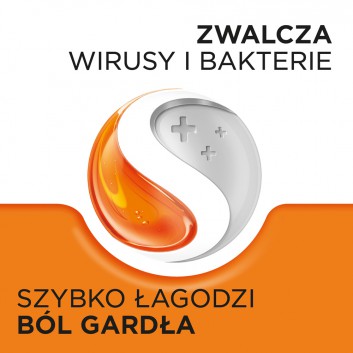 Strepsils pomarańczowy z witaminą C 24 pastylki twarde