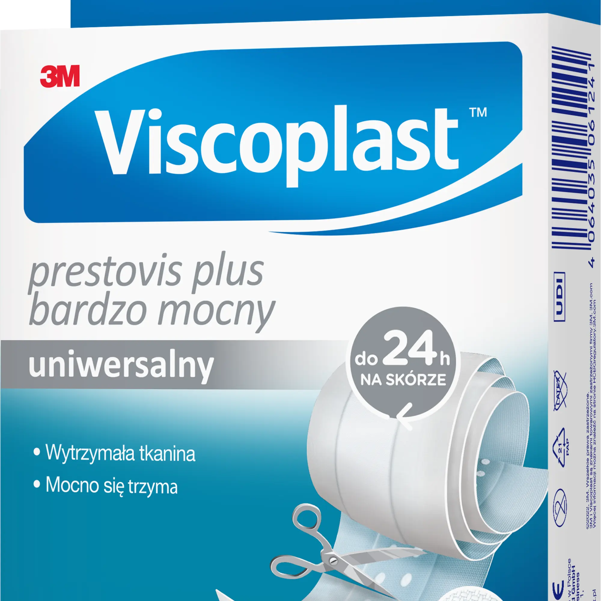 Viscoplast Prestovis Plus bardzo mocny plaster do cięcia 1 m x 8 cm 1 sztuka