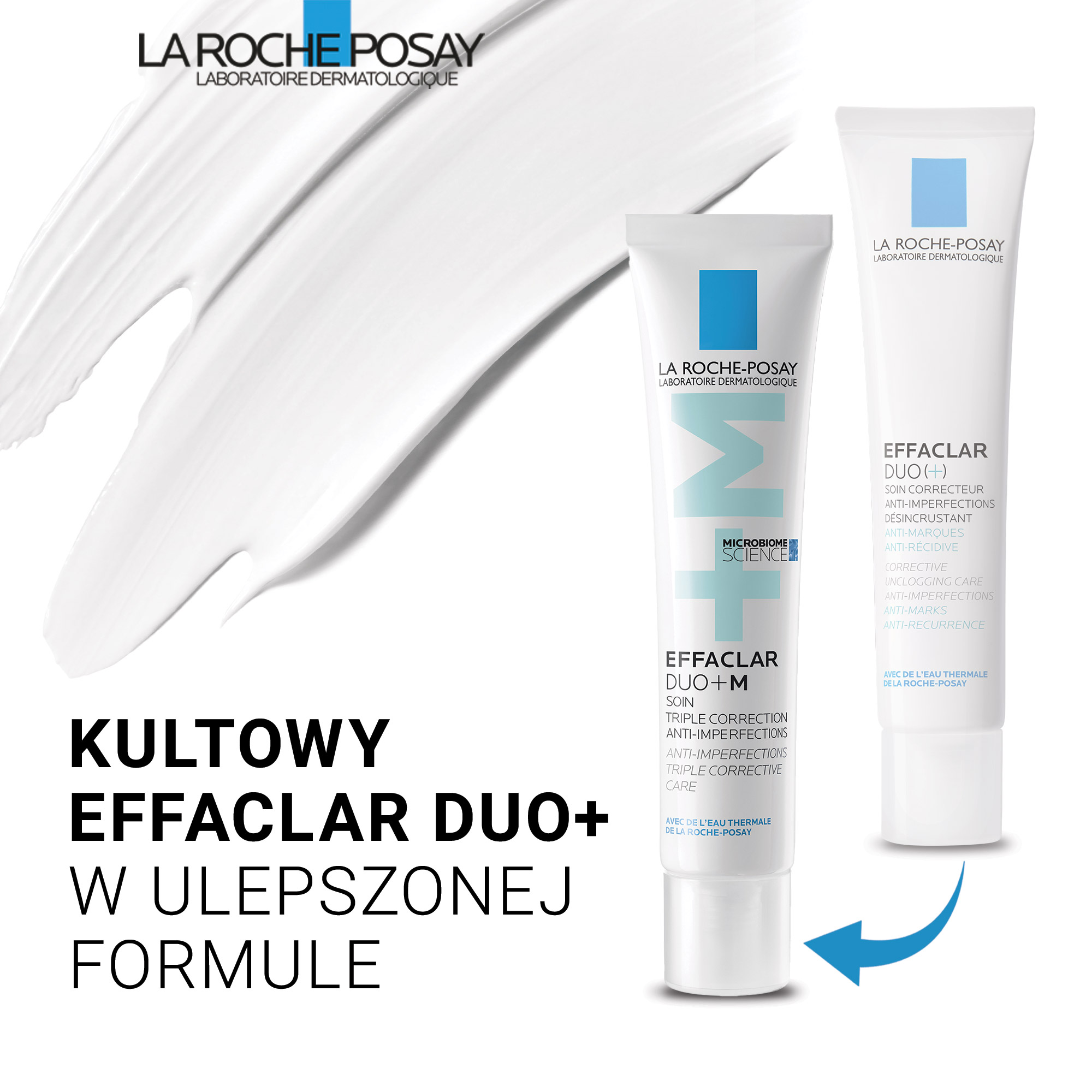 La Roche-Posay Effaclar Duo+M, krem o potrójnym działaniu przeciw niedoskonałościom, 40 ml