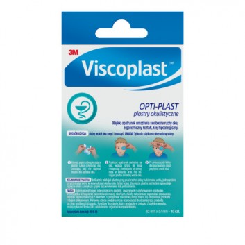 Viscoplast, Opti-plast Junior, plastry okulistyczne, 10 sztuk