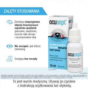 Ocusept krople do oczu 10 ml