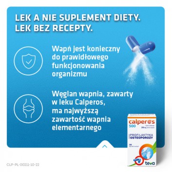 Calperos 500 mg 200 kapsułek
