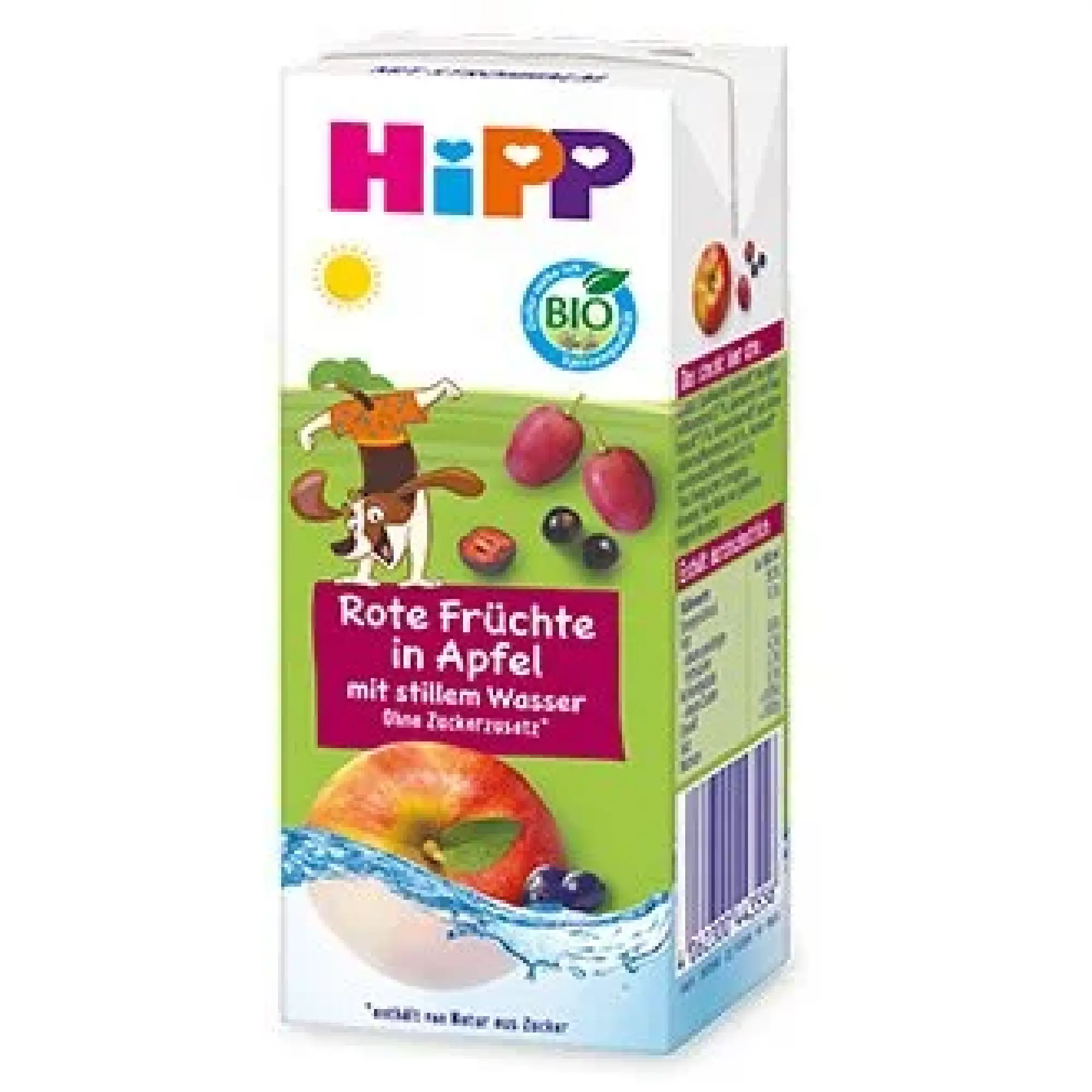 Hipp Bio Czerwone owoce z wodą źródlaną BIO, 200 ml zdjęcie