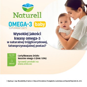 Naturell Omega 3 Baby, 40 kapsułek