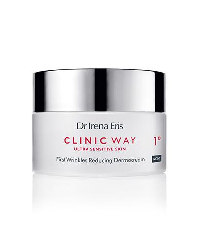 Dr Irena Eris Clinic Way Dermokrem redukujący pierwsze zmarszczki 1° na noc, 50 ml, cena, opinie, wskazania zdjęcie
