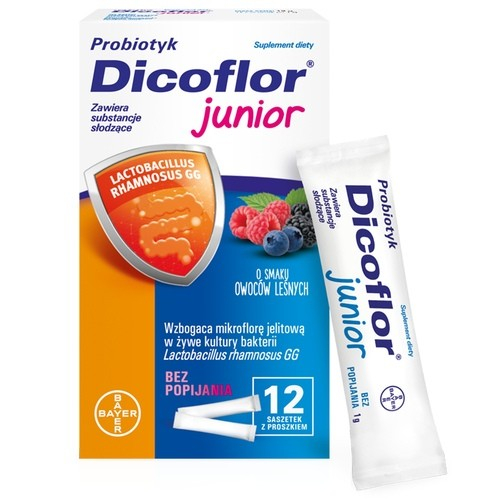 Dicoflor Junior saszetki z proszkiem 12 sztuk zdjęcie