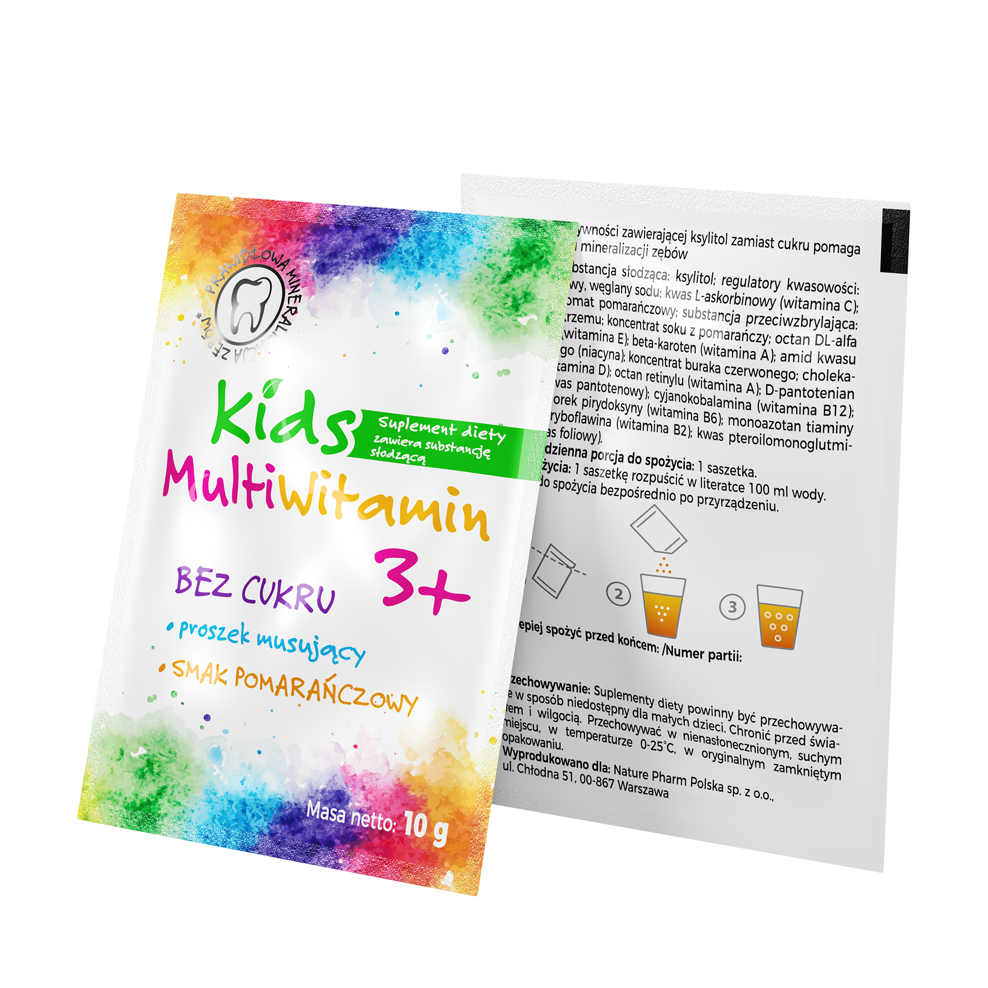 Kids Multiwitamin 3+, saszetki, 20 sztuk