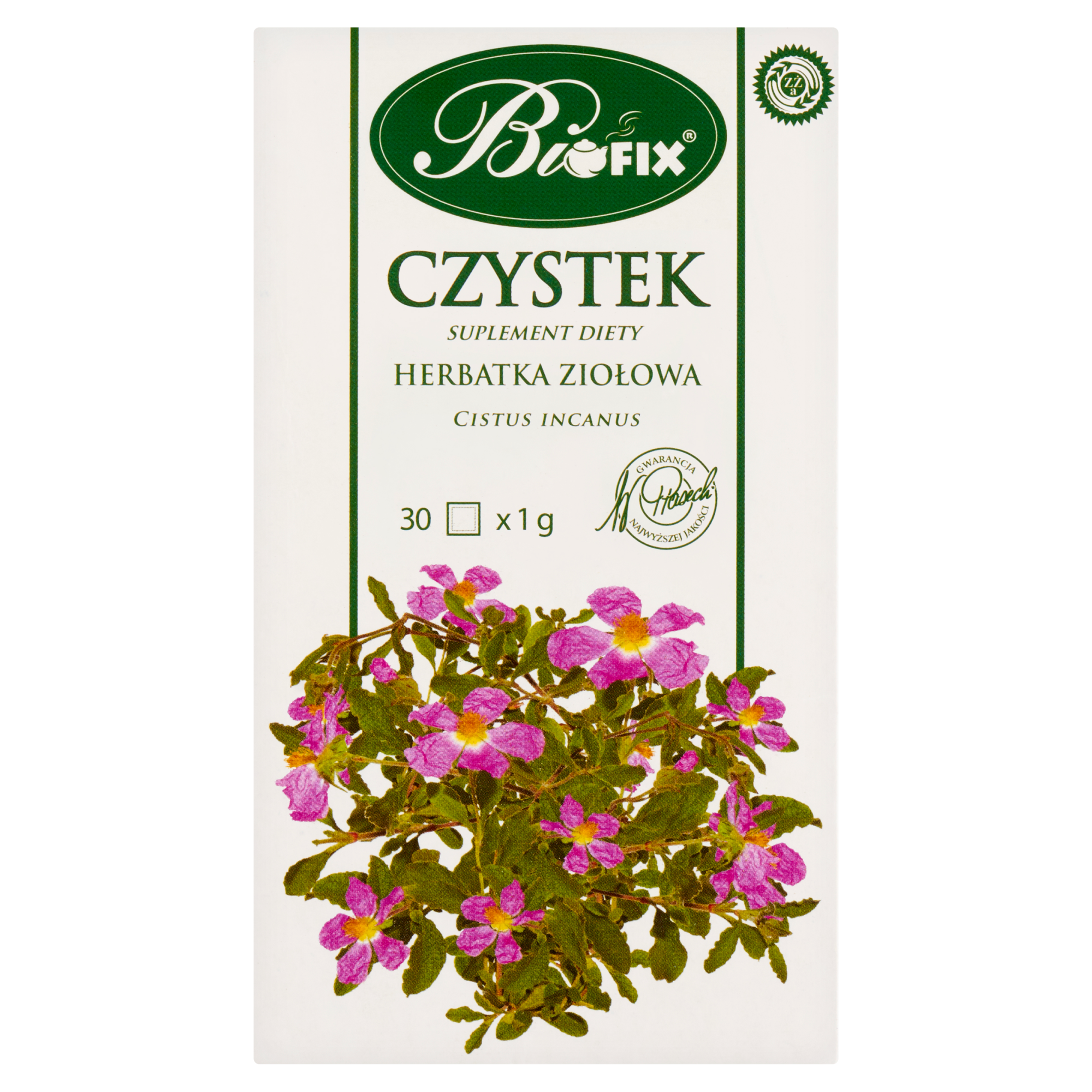 BiFix Czystek herbatka ziołowa 30 torebek zdjęcie