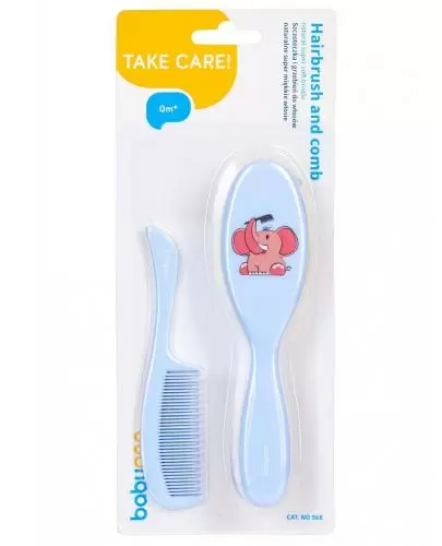 Babyono Super miękka szczotka do włosów i grzebień [568/03] zdjęcie