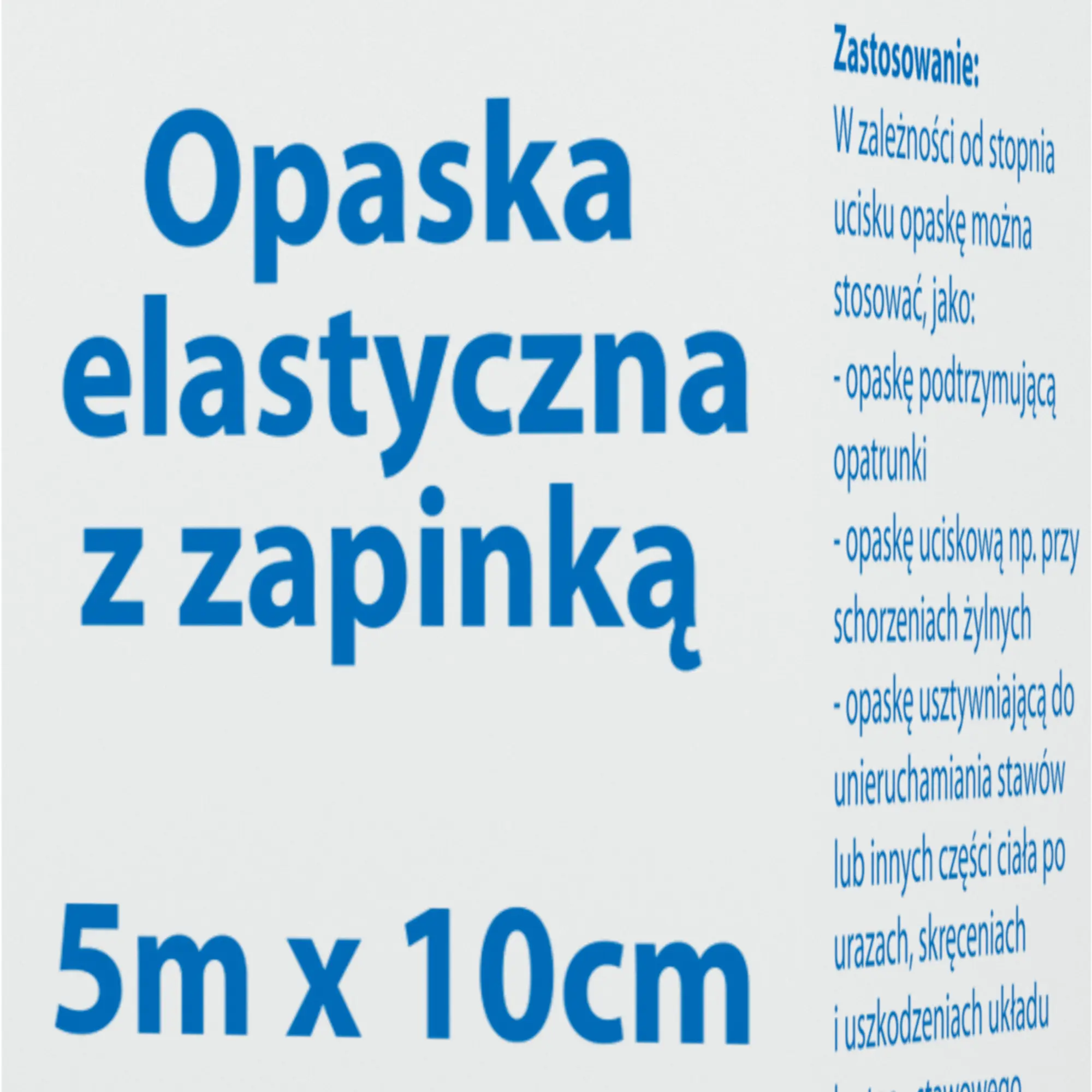 Viscoplast opaska elastyczna z zapinką 5m x 10cm 1 sztuka