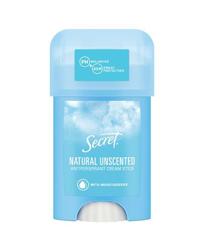 Secret Natural Unscented Antyperspirant kremowy dla kobiet, 40 ml, cena, opinie, wskazania zdjęcie