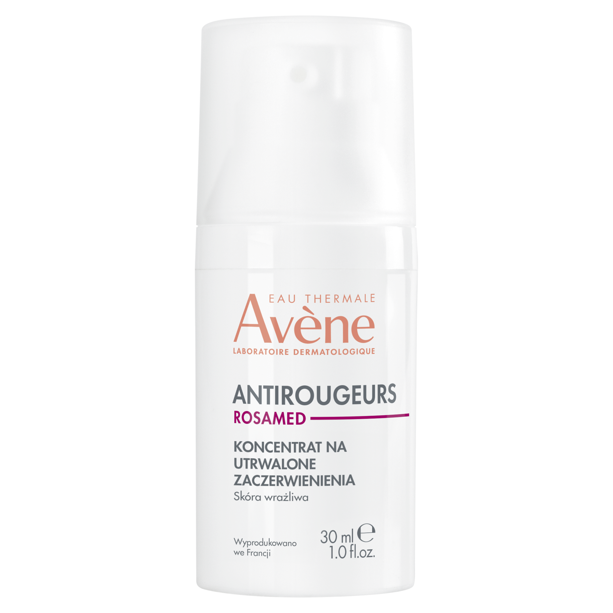 Avene Antirougeurs Rosamed Koncentrat na utrwalone zaczerwienienia skóra wrażliwa, 30 ml zdjęcie