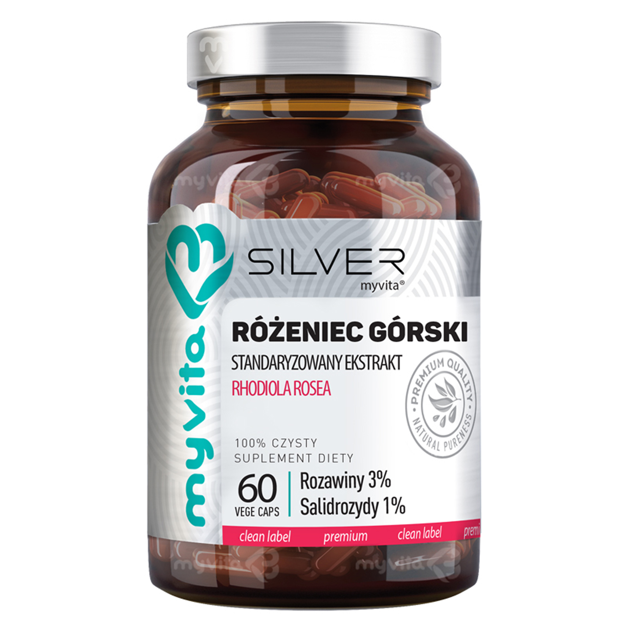MyVita Silver Różeniec górski - 60 kaps. zdjęcie