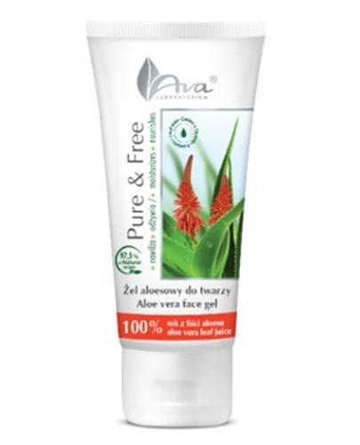 AVA Pure & Free Żel aloesowy do twarzy - 100 ml - cena, opinie, wskazania zdjęcie