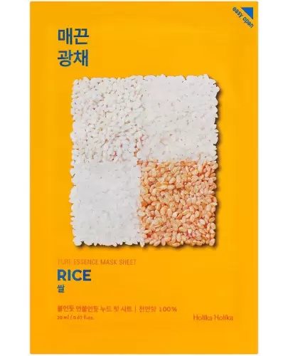 Holika Holika Pure Essence Mask Sheet maseczka na bawełnianej płachcie z ekstraktem z ryżu 23 ml zdjęcie