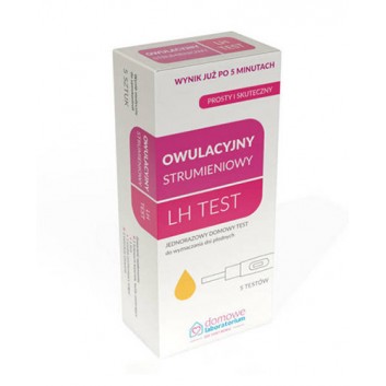 Test owulacyjny LH strumieniowy, 5 sztuk