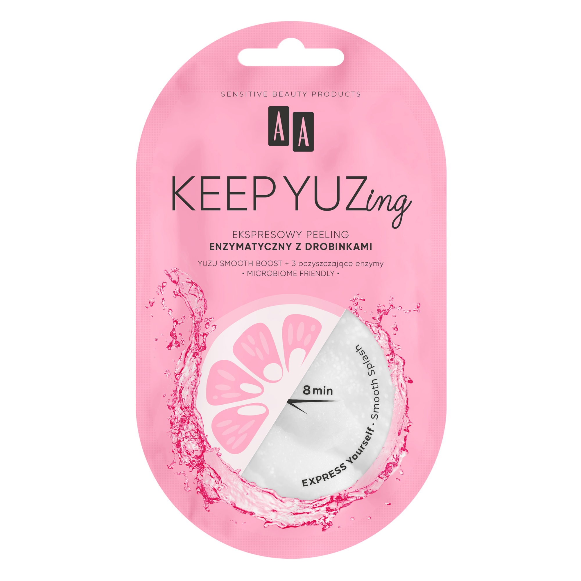 AA Keep Yuzing Ekspresowy peeling enzymatyczny z drobinkami, 7 ml zdjęcie