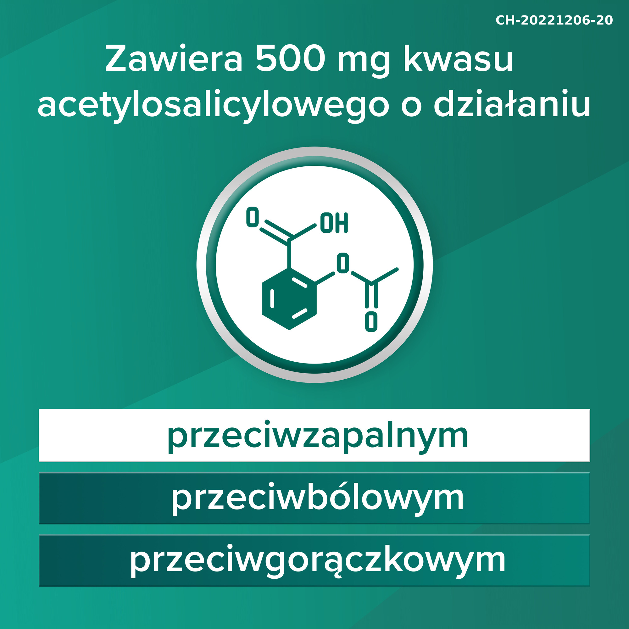 Aspirin 500 mg 10 tabletek