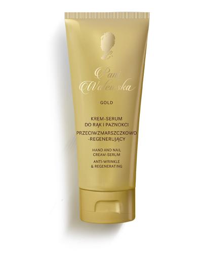 Pani Walewska Gold Krem - serum do rąk i paznokci przeciwzmarszczkowy regenerujący - 75 ml Na wzmocnienie płytki paznokci - cena, opinie, stosowanie  zdjęcie