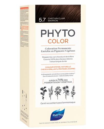 PHYTO COLOR Farba do włosów - 5.7 JASNY KASZTANOWY BRĄZ zdjęcie