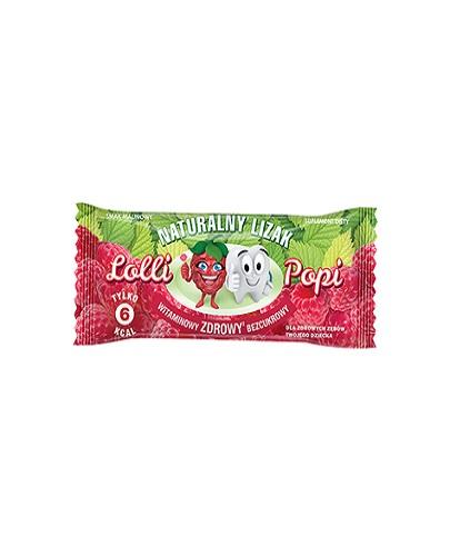 Naturalny Lizak Lolli-Popi Multiwitamina o smaku malinowym, 1 sztuka zdjęcie