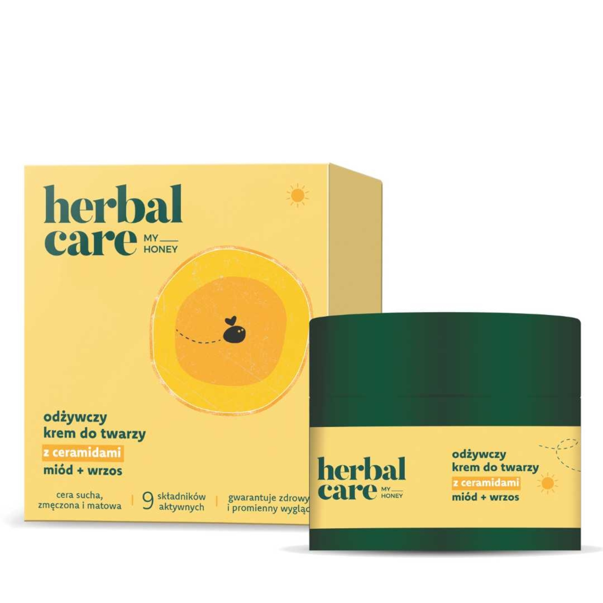 Herbal Care my honey Odżywczy krem do twarzy z ceramidami: miód + wrzos, 50 ml zdjęcie