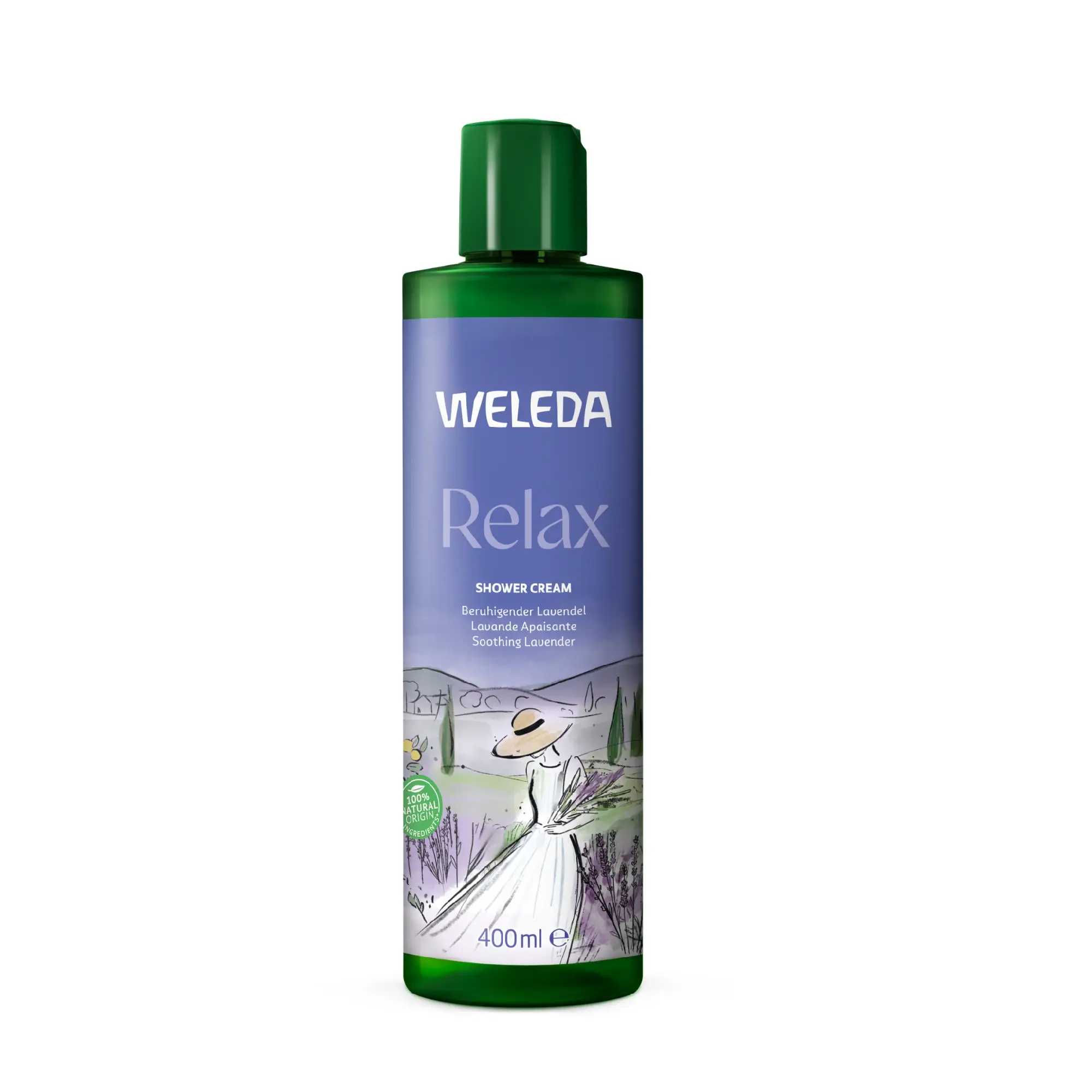 Weleda Relax, kremowy płyn pod prysznic z lawendą, 400 ml zdjęcie