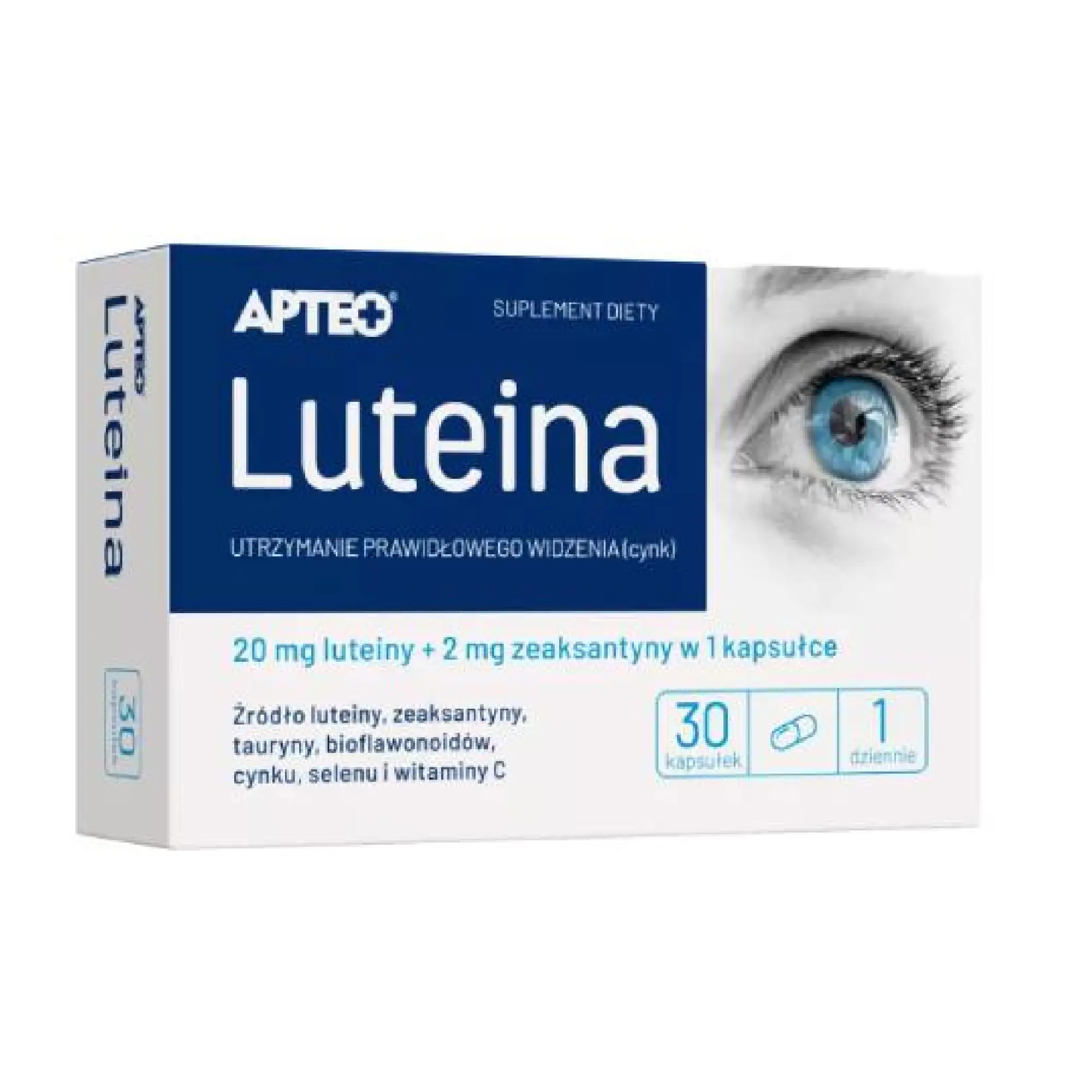 Apteo Luteina, kapsułki, 30 sztuk