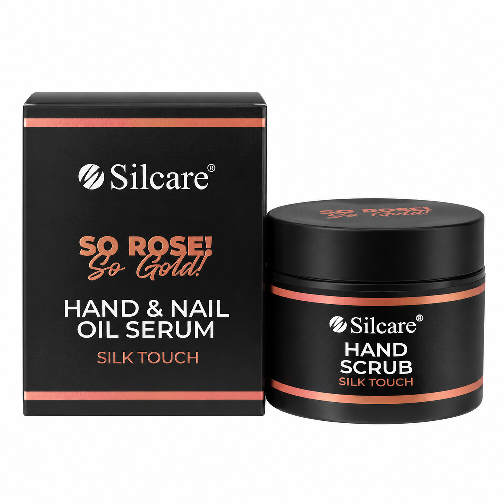 Silcare So Rose! So Gold! serum do rąk i paznokci 75 ml + peeling do rąk, 150 ml [ZESTAW] zdjęcie
