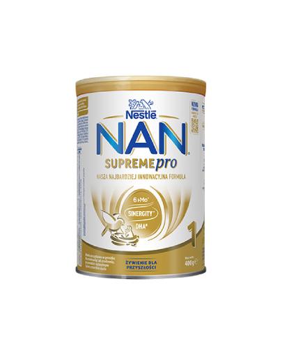 NAN SUPREMEPRO 1 Mleko początkowe w proszku dla niemowląt od urodzenia, 400 g zdjęcie