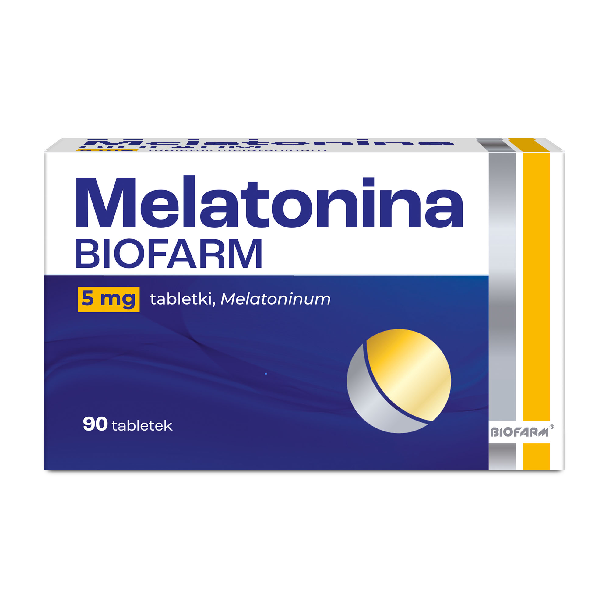 Melatonina Biofarm, 5 mg, 90 tabletek zdjęcie