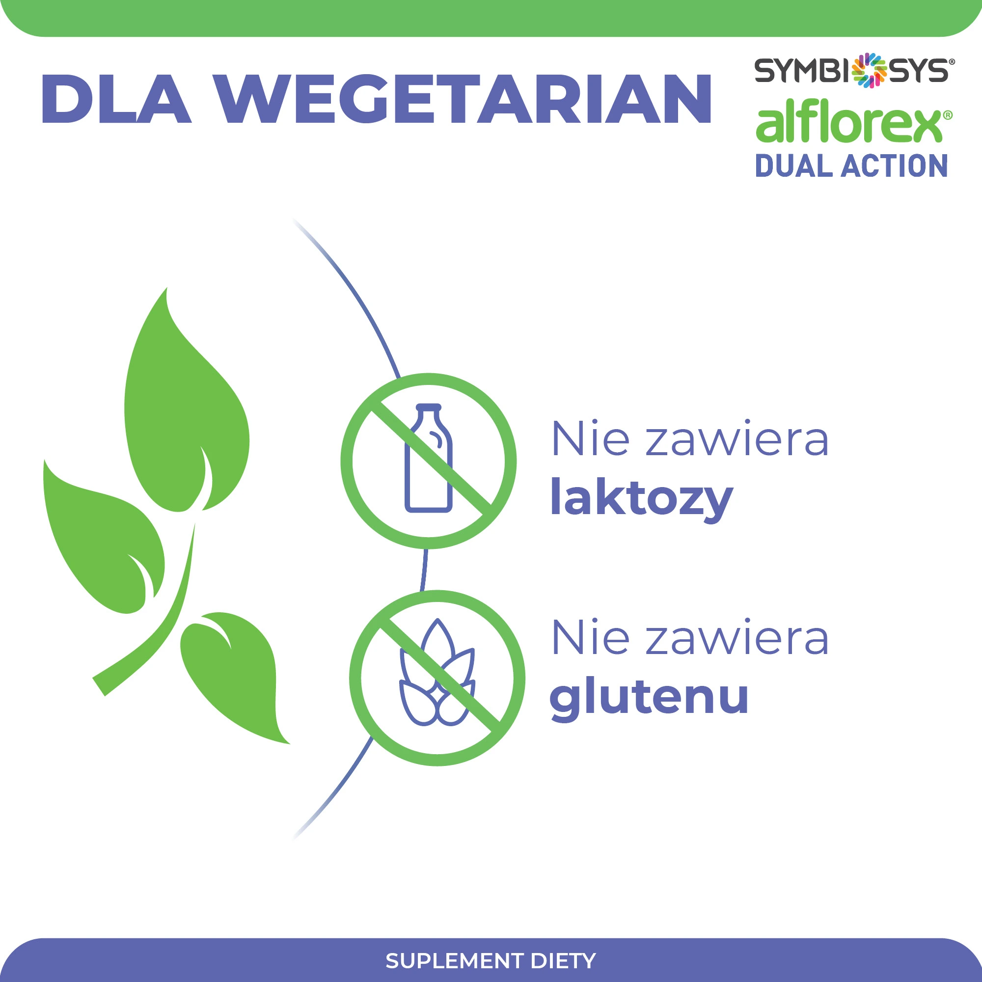 Symbiosys Alflorex Dual Action, probiotyk, kapsułki, 30 sztuk
