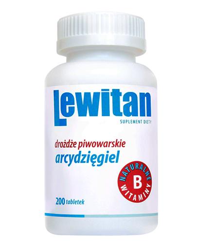 LEWITAN Drożdże piwowarskie z arcydzięglem, 200 tabletek zdjęcie