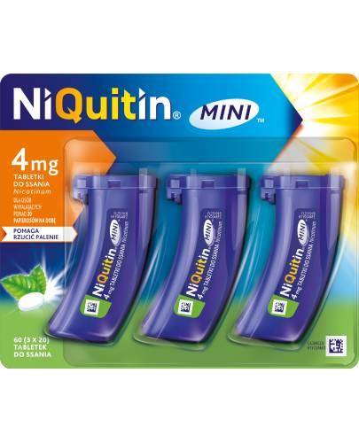 NiQuitin mini 4 mg, 60 sztuk zdjęcie