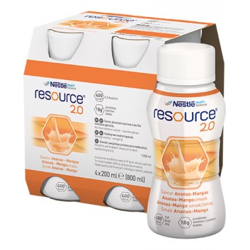 Resource 2.0 preparat odżywczy w płynie smak morelowy 4x 200 ml