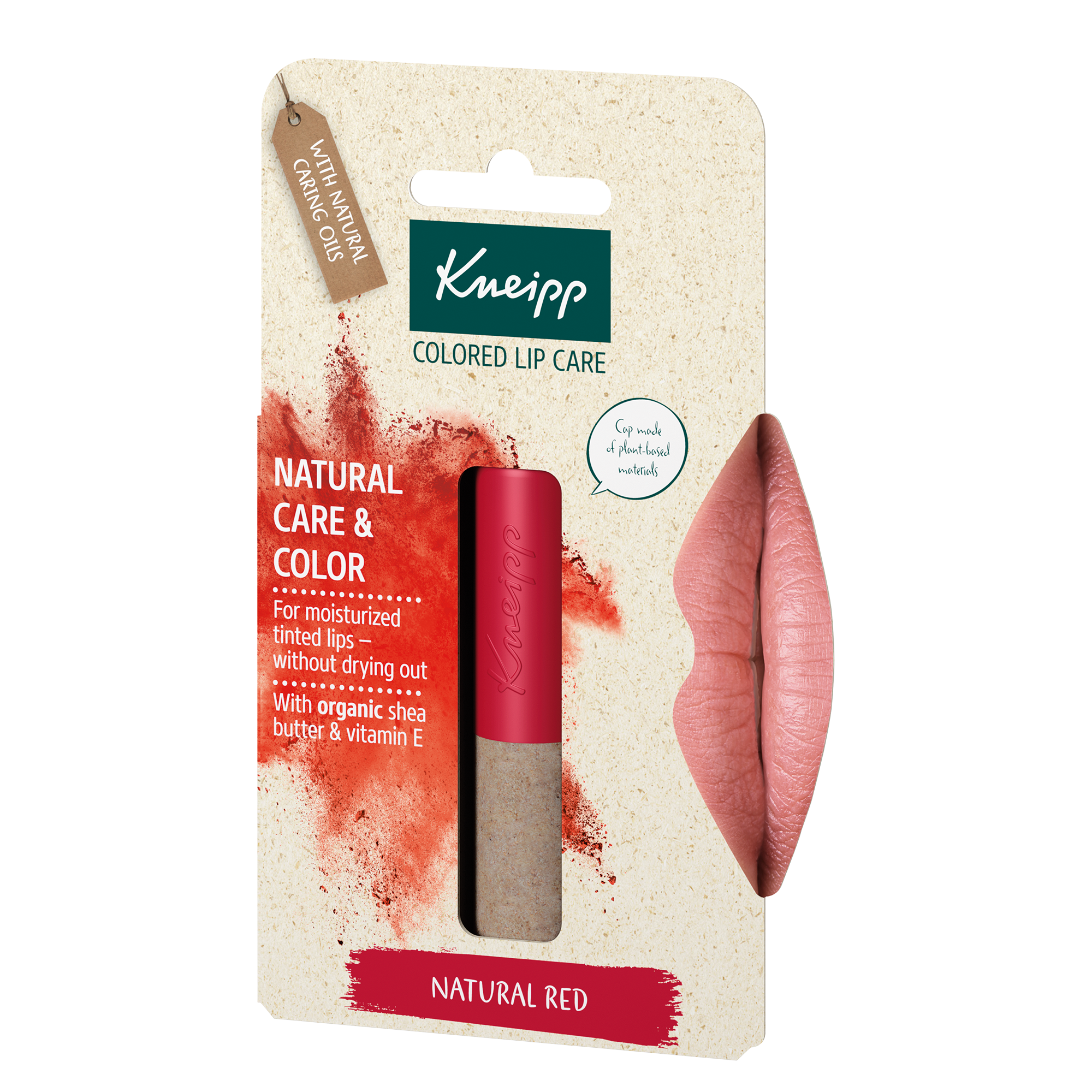 Kneipp Koloryzujący balsam do ust Natural Red, 3,5 g